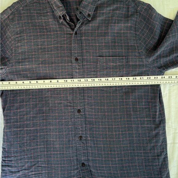 Faherty Brand Men’s XL Plaid Button Down Shirt Long Sleeve 100% Cotton - Picture 7 of 9
